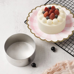 Round Cake Ring | Cheesecake Mousse Cake Ring (5x2 inch)