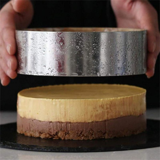 Round Cake Ring | Cheesecake Mousse Cake Ring (8x2 inch)