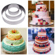 Round Shape Mousse Cake Ring Mould (Set of 3)