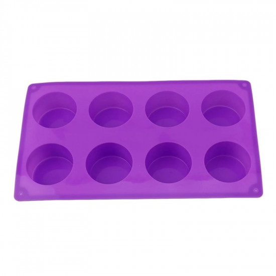 Round Cylinder 8 Cavity Silicone Mould
