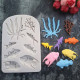 Fish And Seaweed Silicone Fondant Mould