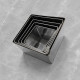 Square Shape Stainless Steel Cookie Cutter (Set of 5)