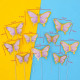 Off White Shaded Paper Butterfly (10 Pieces)
