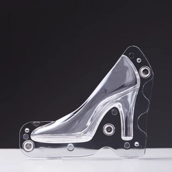 3D High Heel Shoe Shape Polycarbonate Chocolate Mould 