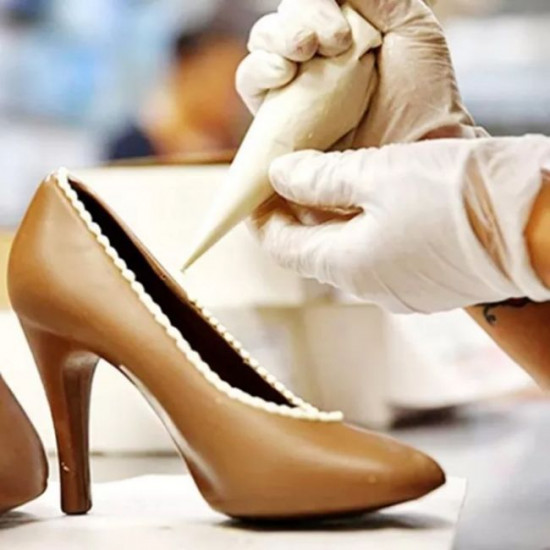 3D High Heel Shoe Shape Polycarbonate Chocolate Mould 