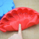 Rose Flower Shape Silicone Cake Mould (Random Colour)