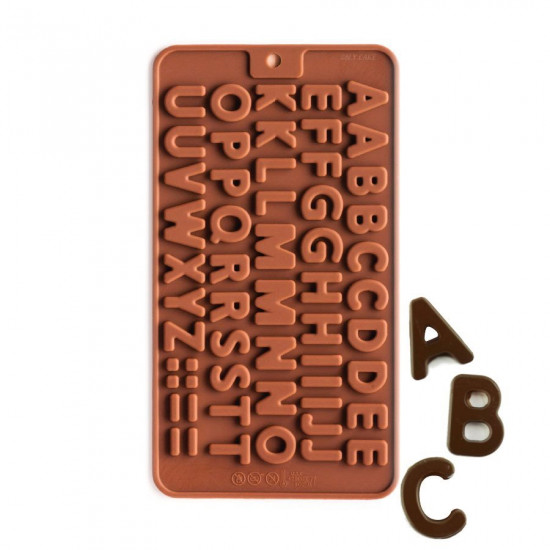 Alphabets Silicone Chocolate Mould