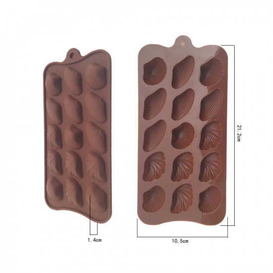 Mix Sea Shells Silicone Chocolate Mould