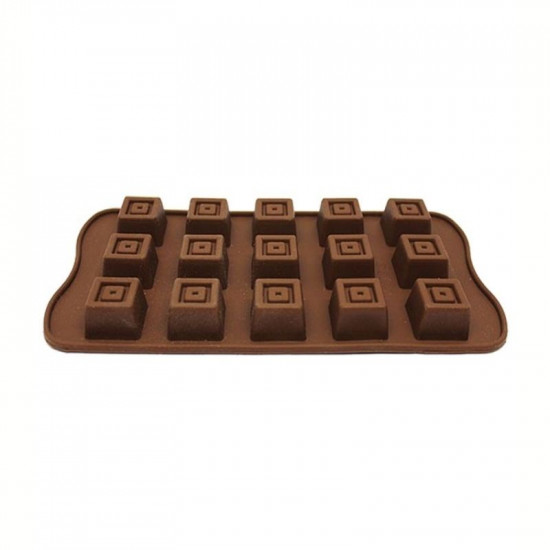 Square Design Silicone Chocolate Mould