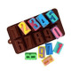 Big Numbers Silicone Chocolate Mould