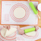 Silicone Dough Kneading Mat With Measurements - 26X29 Cm