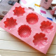 Floral Design 6 Cavity Silicone Mould Floral Design 6 Cavity Silicone Mould