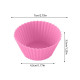 Silicone Cupcake/Muffin Baking Cups - Pack of 12