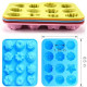 Assorted Shapes 12 Cavity Silicone Mould