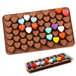 Mini Hearts 55 Cavity Silicone Chocolate Mould