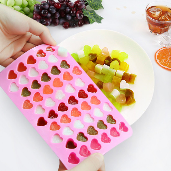 Mini Hearts 55 Cavity Silicone Mould