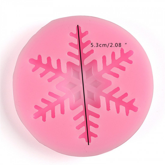 Single Snowflake Fondant Mould