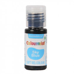 Sky Blue Soft Gel Colour - Colourmist (20 gm)