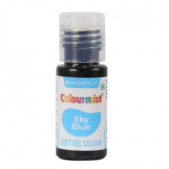 Sky Blue Soft Gel Colour - Colourmist (20 gm)