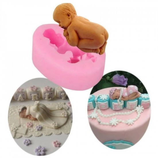 Sleeping Baby Fondant Mould