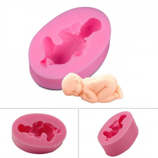 Sleeping Baby Fondant Mould