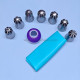 Sphere Ball Flowers Russian Nozzles Tips with Coupler and Silicone Icing Bag