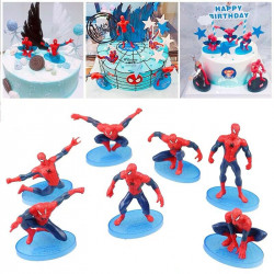 Spiderman Cake Topper (7 Pieces Set)
