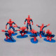 Spiderman Toy Set Cake Topper (7 Pieces Set) - Plastic