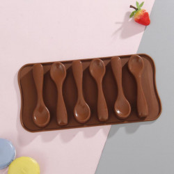 Spoon Shape Silicone Chocolate Mould