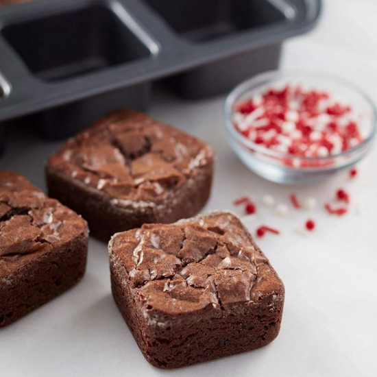 Non Stick 6 Cavity Brownie Muffin Mould