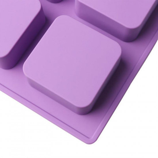 Square Shape 4 Cavity Silicone Mould