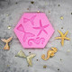 Star Fish, Sea Horse, Fish Tails Silicone Mould