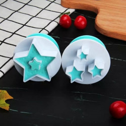 Star Plunger Cutter Set of 2