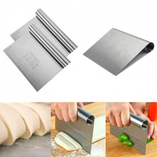 Stainless Steel Dough Scraper