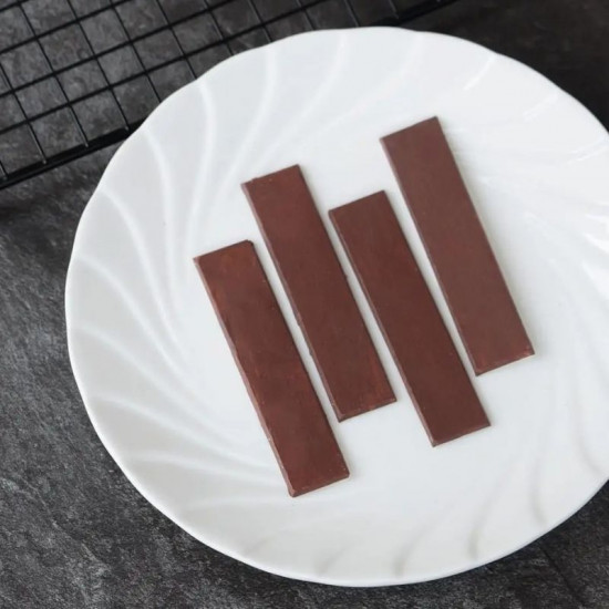 Silicone Chocolate Garnishing Mould - Strip Bar 9 Cavity