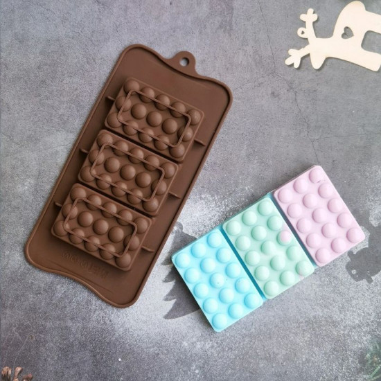 Chocolate Bar Silicone Mould (Style 1)