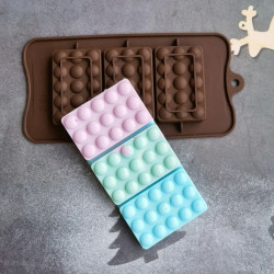 Chocolate Bar Silicone Mould (Style 1)