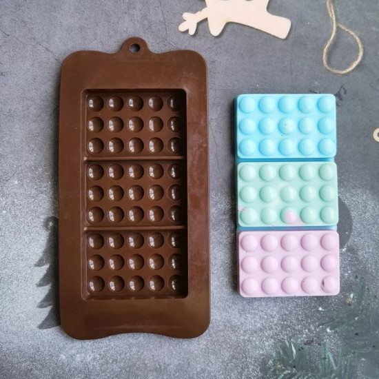 Chocolate Bar Silicone Mould (Style 1)