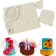 Sunflower Daisy Silicone Mould with 2 Petal Veiner Mould