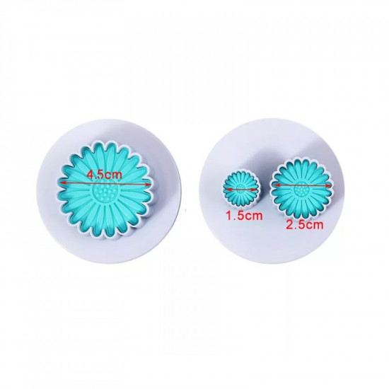 Sunflower Plunger Cutter Set of 2