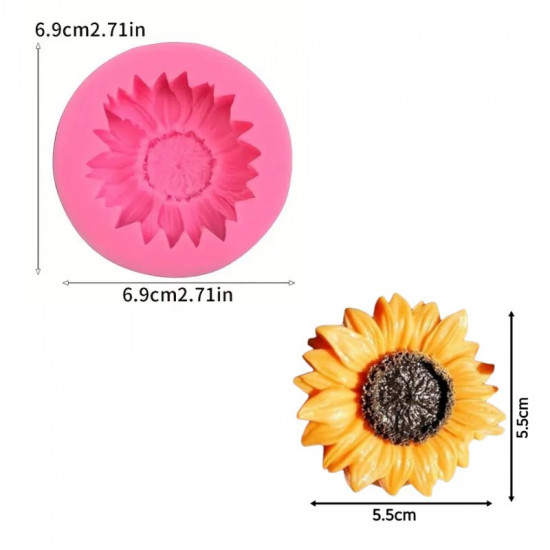 Sunflower Silicone Mould Sunflower Silicone Mould