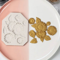 Sunflower Shape Silicone Mould