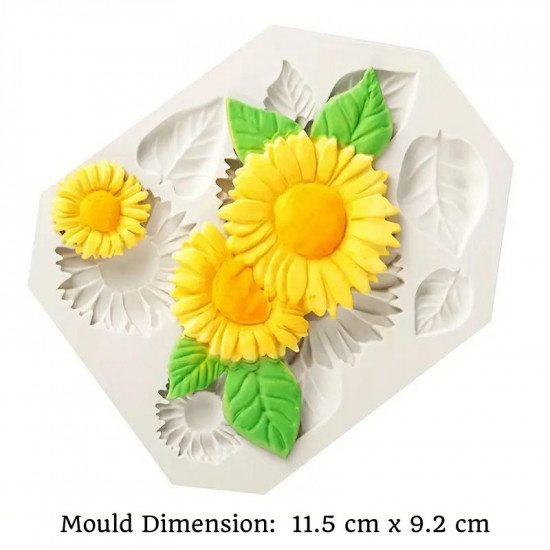 Sunflower Shape Silicone Mould