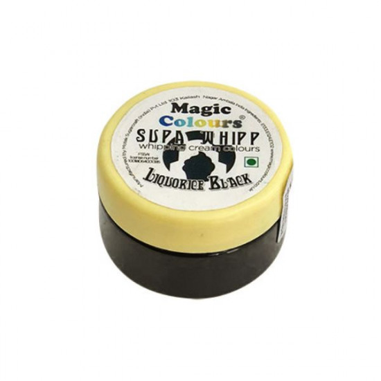 Liquorice Black Supa Whipp (25 Gms) - Magic Colours