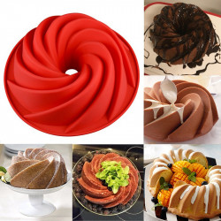 Spiral Bundt Silicone Cake Mould