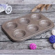 Non Stick 6 Cavity Tart Pan