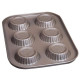 Non Stick 6 Cavity Tart Pan