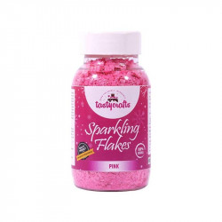 Pink Sparkling Flakes - Tastycrafts