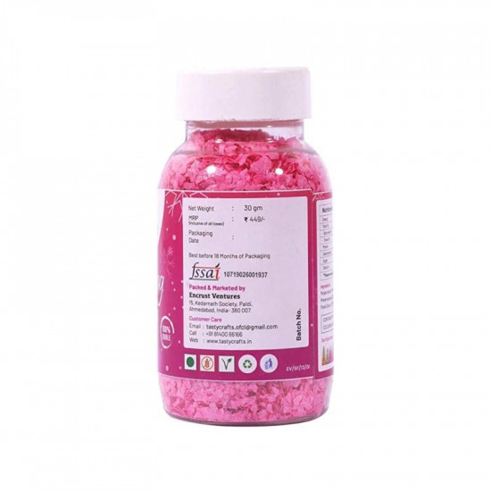 Pink Sparkling Flakes - Tastycrafts