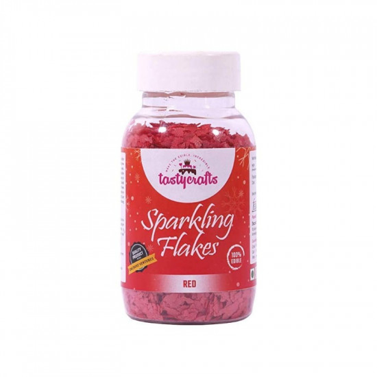 Red Sparkling Flakes - Tastycrafts